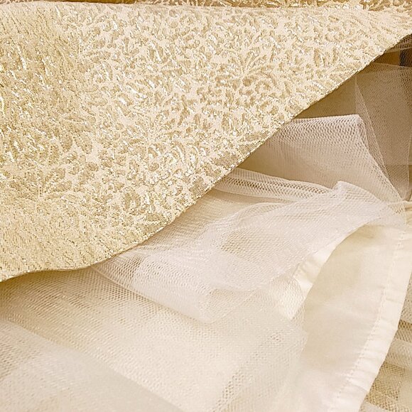 Gymboree Holiday Festive Golden Dress Size 8 - Picture 11 of 15